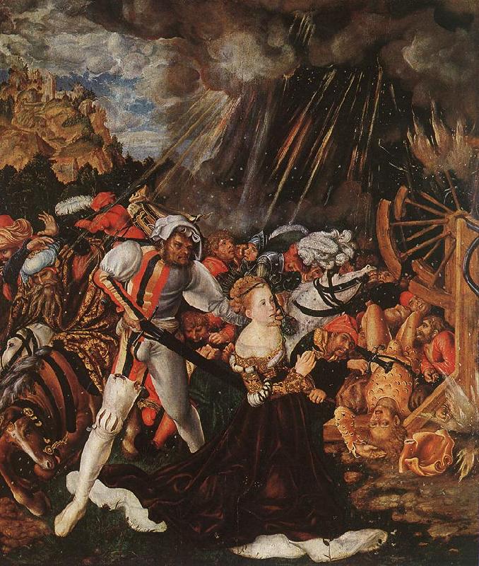 CRANACH, Lucas the Elder The Martyrdom of St Catherine gdf Germany oil painting art